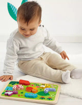 Janod J07120 Casse tête en bois chunky - Le jardin - 7 pièces - Janod vendu par Veille sur toi