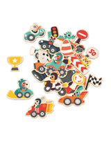 Janod J09641 Ensemble de 24 aimants - Bolides - Janod vendu par Veille sur toi