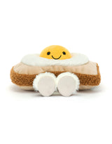 Jellycat A2EGGT Peluche - Oeuf sur pain grillé - Amuseables Egglantine Egg On Toast - Jellycat vendu par Veille sur toi