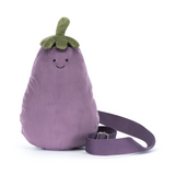 Jellycat A4AUBBAG Sac à dos peluche à bretelle unique - Aubergine Amuseables - Jellycat vendu par Veille sur toi