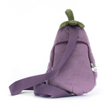 Jellycat A4AUBBAG Sac à dos peluche à bretelle unique - Aubergine Amuseables - Jellycat vendu par Veille sur toi