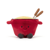 Jellycat A4CFN Peluche - Fondue au fromage amuseables - Jellycat vendu par Veille sur toi