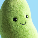 Jellycat A4EDA Peluche - Fève d'edamame Soyella Amuseables - Jellycat vendu par Veille sur toi
