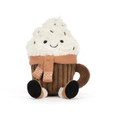Jellycat A4HOTCH Peluche - Chocolat chaud Scarffles Amuseables - Jellycat vendu par Veille sur toi