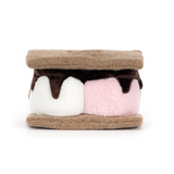 Jellycat A4SMR Peluche - S'mores Amuseables - Jellycat vendu par Veille sur toi