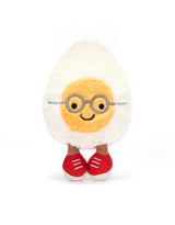 Jellycat A6BEG Peluche - Petit oeuf à lunettes - Jellycat vendu par Veille sur toi