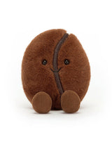 Jellycat A6CB Peluche - Grain de café - Amuseable Coffee bean - Jellycat vendu par Veille sur toi