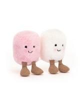 Jellycat A6MPW Peluche - Guimauves rose et blanche - Amuseable - Jellycat vendu par Veille sur toi
