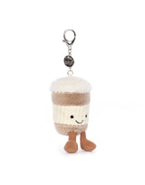 Jellycat ACOF4BC Breloque de sac - Café pour emporter - Jellycat vendu par Veille sur toi