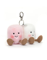Jellycat APM4BC Breloque de sac - Guimauves roses et blanches Amuseables Pair of marshmallows bag charm - Jellycat vendu par Veille sur toi