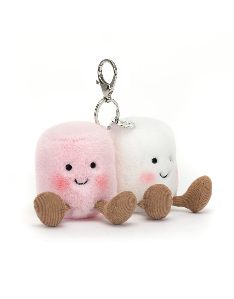 Bag charm - Pink and white marshmallows Amuseable - Bag charm