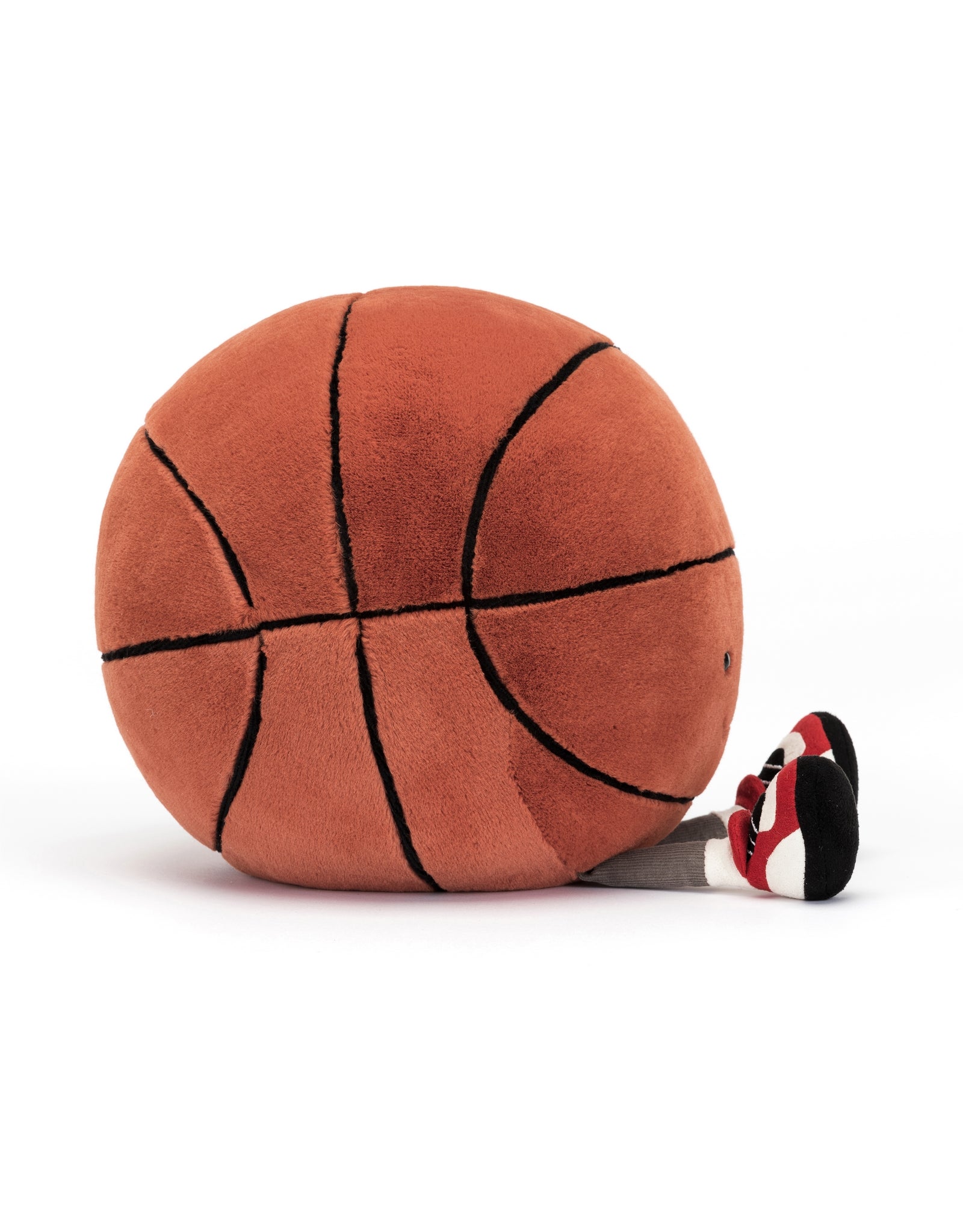 Peluche Basketball 25 Cm – Coussin Moelleux, Doudou Décoratif – Cadeau Enfant, Ado, Fan De Sport