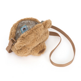 Jellycat BAR4BGBR Sac à main peluche - Bartholomew l'ours - Jellycat vendu par Veille sur toi