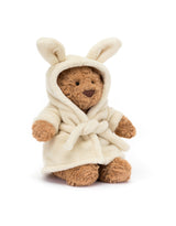 Jellycat BARM2BR Peluche - Ours Bartholomew en robe de chambre - Jellycat vendu par Veille sur toi