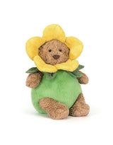 Jellycat BARM2FL Peluche - Ours Bartholomew en jonquille - Jellycat vendu par Veille sur toi