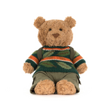 Jellycat BARM2OD Peluche - Ours Bartholomew en habit de randonnée - Jellycat vendu par Veille sur toi