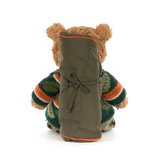 Jellycat BARM2OD Peluche - Ours Bartholomew en habit de randonnée - Jellycat vendu par Veille sur toi