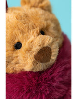 Jellycat BARS6DE Décoration à suspendre - Ours Bartholomew avec écharpe - Jellycat vendu par Veille sur toi