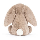 Jellycat BAS3BEBB Peluche - Lapin Bashful beige avec gâteau d'anniversaire - Jellycat vendu par Veille sur toi