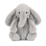 Jellycat BAS3ELE Peluche - Éléphant Bashful de Luxe Thuddeus - Moyen - Jellycat vendu par Veille sur toi