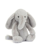 Jellycat BAS3ELE Peluche - Éléphant Bashful de Luxe Thuddeus - Moyen - Jellycat vendu par Veille sur toi