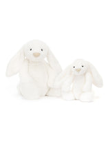 Jellycat BAS3LUN Peluche - Lapin Luna blanc - Bashful Luxe- Médium - Jellycat vendu par Veille sur toi