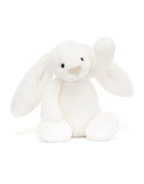 Jellycat BAS3LUN Peluche - Lapin Luna blanc - Bashful Luxe- Médium - Jellycat vendu par Veille sur toi