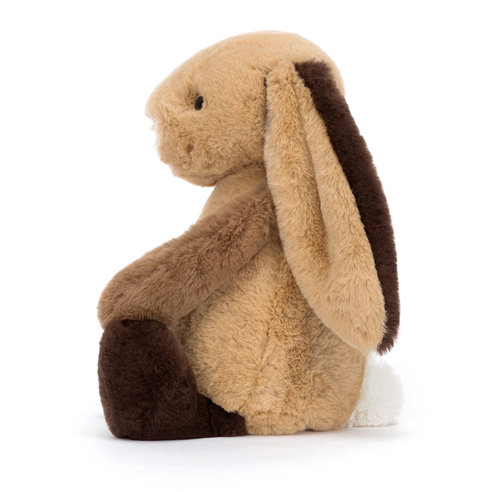 Plush - Bashful Patchwork Brown Bunny - Jellycat | Veille sur toi