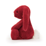 Jellycat BAS3SCA Peluche - Lapin Bashful de luxe - Scarlett - Moyen - Jellycat vendu par Veille sur toi