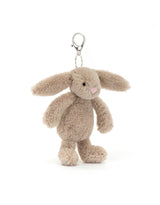 Jellycat BAS4BEBC Breloque de sac - Lapin beige - Bashful Beige Bunny Bag Charm - Jellycat vendu par Veille sur toi