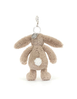 Jellycat BAS4BEBC Breloque de sac - Lapin beige - Bashful Beige Bunny Bag Charm - Jellycat vendu par Veille sur toi