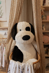 Jellycat BGRAND1BCP Peluche - Chien noir et crème - Gigantesque - Jellycat vendu par Veille sur toi