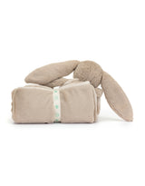 Jellycat BLNK4B Peluche Couverture - Lapin beige - Jellycat vendu par Veille sur toi