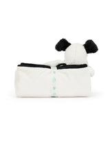 Jellycat BLNK4BCP Peluche Couverture - Chien noir et crème - Jellycat vendu par Veille sur toi