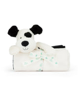 Jellycat BLNK4BCP Peluche Couverture - Chien noir et crème - Jellycat vendu par Veille sur toi