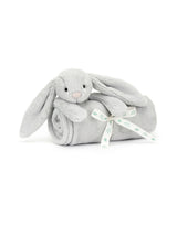 Jellycat BLNK4BS Peluche Couverture - Bashful Lapin gris - Jellycat vendu par Veille sur toi