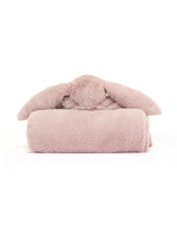 Jellycat BLNK4ROS Peluche Couverture - Lapin Rosa de Luxe - Jellycat vendu par Veille sur toi
