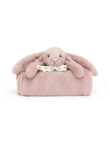 Jellycat BLNK4ROS Peluche Couverture - Lapin Rosa de Luxe - Jellycat vendu par Veille sur toi