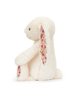 Jellycat BMP3MS Peluche - Lapin Bashful Blossom - Crème Fraise - Original - Jellycat vendu par Veille sur toi