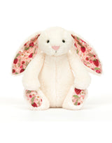 Jellycat BPS6MS Peluche - Lapin Crème Fraise Blossom - Petit - Jellycat vendu par Veille sur toi