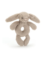 Jellycat BRR4B Peluche - Hochet lapin beige Bashful - Jellycat vendu par Veille sur toi