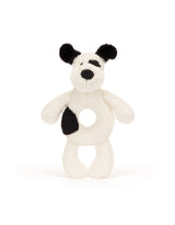 Jellycat BRR4BCP Peluche - Hochet chien noir et crème bashful - Jellycat vendu par Veille sur toi