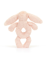 Jellycat BRR4BLU Peluche - Hochet lapin blush bashful - Jellycat vendu par Veille sur toi
