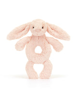 Jellycat BRR4BLU Peluche - Hochet lapin blush bashful - Jellycat vendu par Veille sur toi