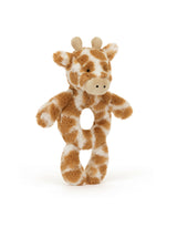Jellycat BRR4GF Peluche - Hochet girafe bashful - Jellycat vendu par Veille sur toi