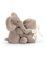 Jellycat SMG4SE Coffret cadeau - Petite Peluche Couverture Éléphant Smudge - Smudge Elephant Soother - Jellycat vendu par Veille sur toi