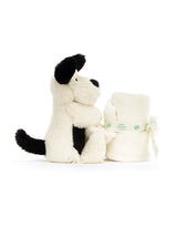 Jellycat STH4BCP Peluche - Doudou chien noir et crème - Jellycat vendu par Veille sur toi