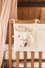Jollein 755-874-68118 Pochette de rangement en tissu côtelé - Café au lait - Jollein vendu par Veille sur toi