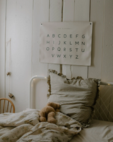 KAM ⚜ KAM-AFFICHE-ALPHABET Affiche sur Cuir Végétalien - Alphabet - KAM vendu par Veille sur toi