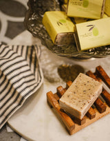 La belle excuse ⚜ LBE-SAVC65 Savon de cuisine - Romarin, citron & café 65g - La belle excuse vendu par Veille sur toi